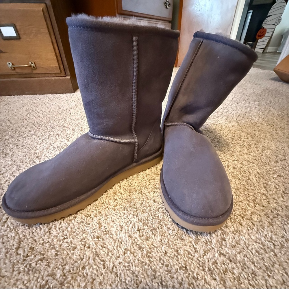 UGG Gray Shearling Lined Footwear